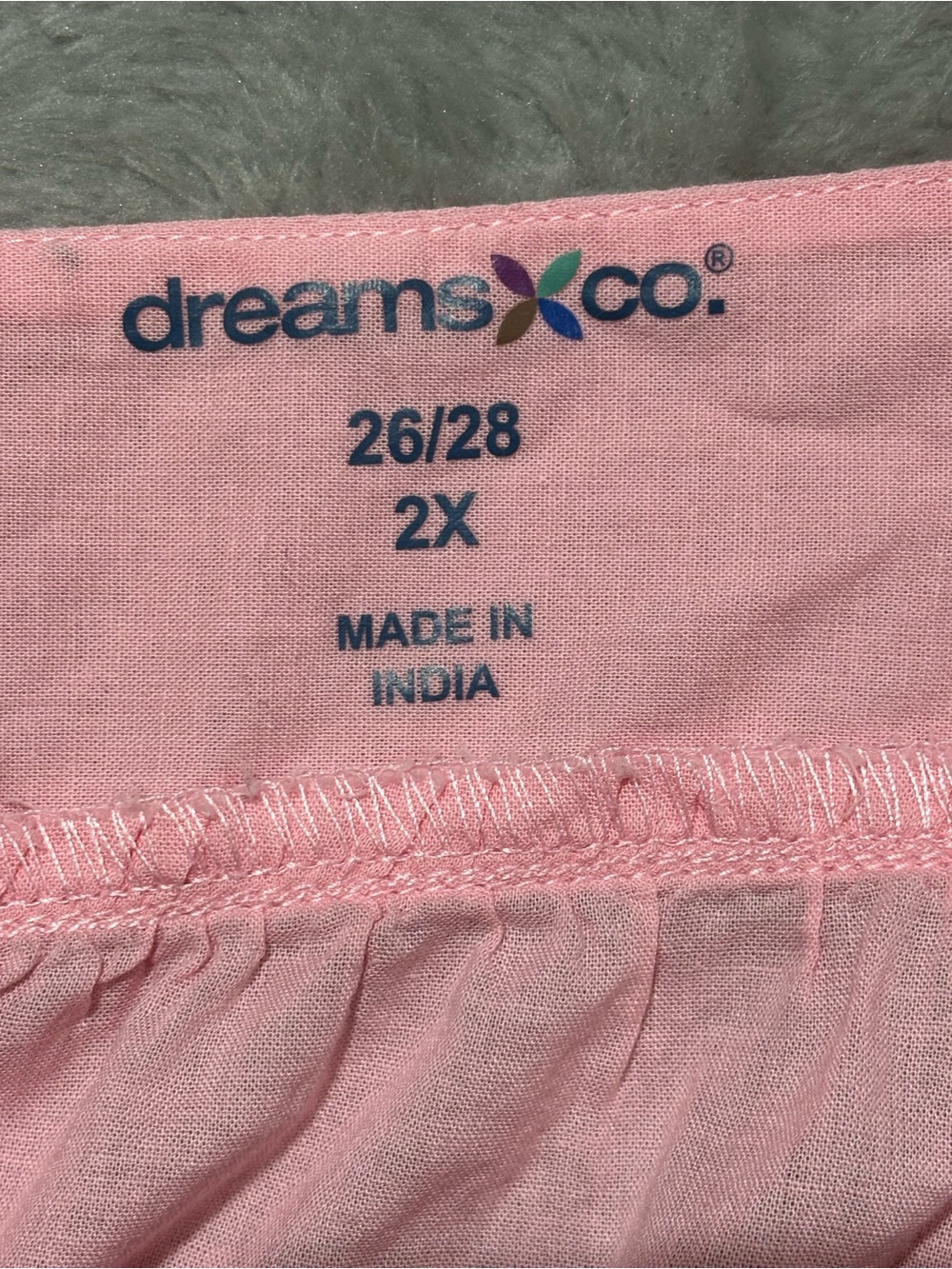 Dreams & Co 100% Cotton Floral Embroidered Nightgown Plus Size 2X Cottagecore - Picture 10 of 14